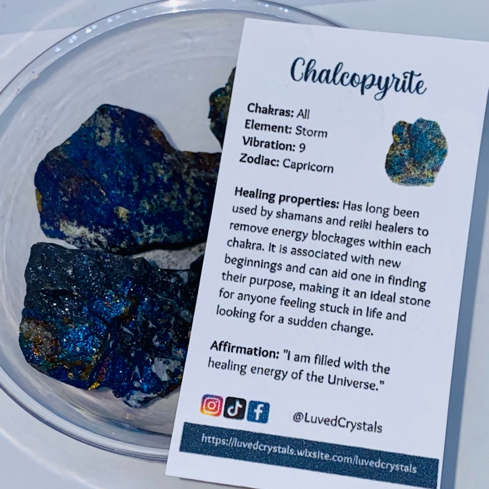 Chalcopyrite crystal